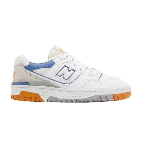 New Balance 550 Big - White/Mercury Blue/Daydream - GSB550WB