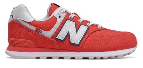 New Balance 574 Coastal Pack Big 'Red with White' - GC574SOL-2E | Solesense