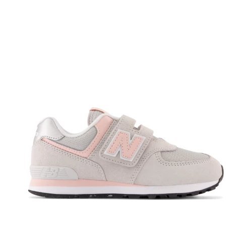 New Balance 574 Hook & Loop - Rain Cloud/Pink Haze - PV574EVK