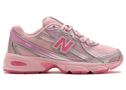 atmos pink x New Balance 740 - Pink/Metallic Silver - U740AP2