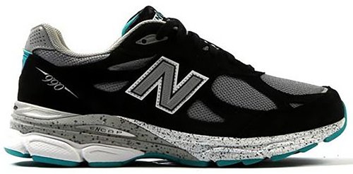 New Balance 990v3 Teal - Black/Grey - M990OB3