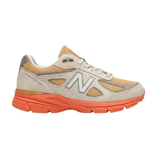 New Balance 990v4 Made in USA - Moonbeam/Tangerine Heat/Dried Orange - U990MO4