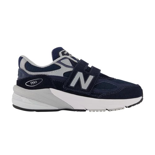 New Balance 990v6 Hook & Loop - Navy Blue/Silver - PV990NV6
