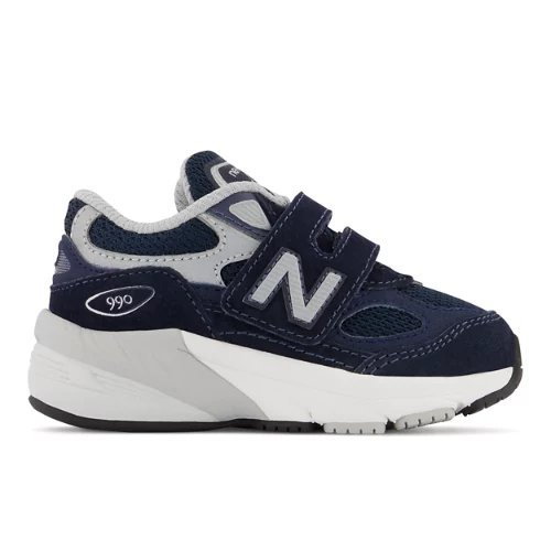 New Balance 990v6 Hook & Loop Wide - Blue/Grey - IV990NV6-2E