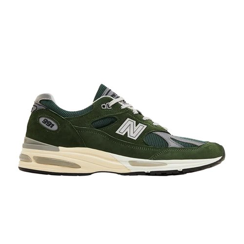 New Balance 991v2 Made in England | Green | Size 4 - Kombu Green/Black Forest/Smoked Pearl - U991GR2
