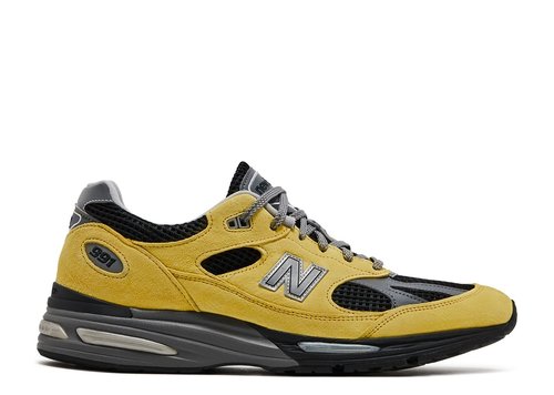 New Balance 991v2 Made in England - Yellow/Black/Grey - U991YK2
