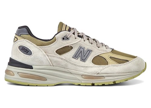New Balance 991v2 MiUK - Silver/Birch/Sage - U991PW2