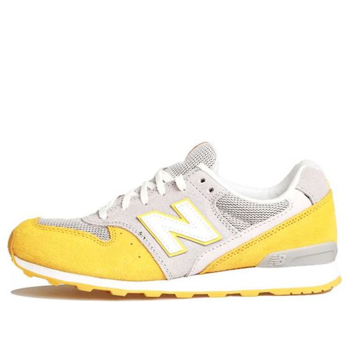 New Balance 996 v2 Low Tops/Shock-absorbing/Retro/Women's/Wear-resistant  'Grey/Yellow' - WR996KE2 | Solesense