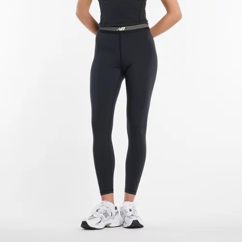 New Balance AC Legging 25" - Black - WB6160E-1BK