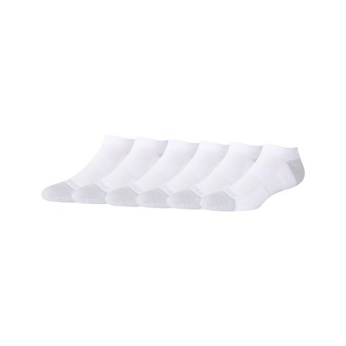 New Balance Active No Show Socks 6 Pack - White - LAS6520-4WT