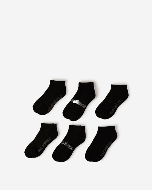 New Balance Athletic Logo Toe 6Pk Quarter Socks - NBM231Q-12