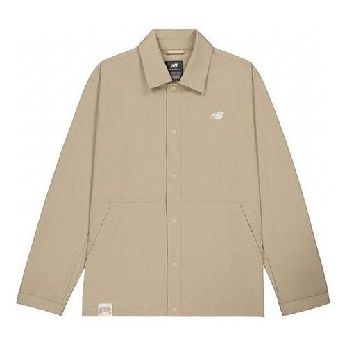 New Balance Athletic Sports Club Coach Jacket - Dark Beige - NAE22101