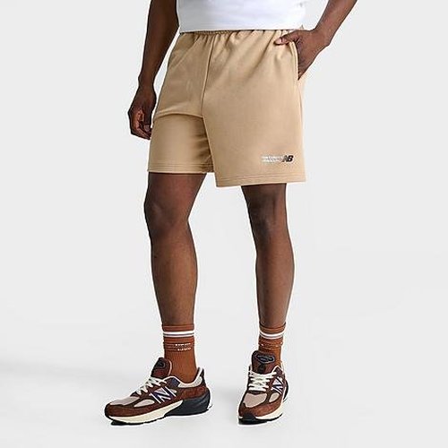 New Balance Athletics French Terry Shorts - Incense - MS51786-263