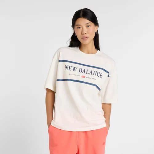 New Balance Athletics Nutical T-Shirt WT51910SST - White - WT51910-SST