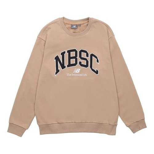 New Balance Casual Sports Sweatshirt Asia Sizing - White/Black - 5CC44333