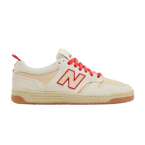 Chocolate Skateboards x New Balance Numeric 480 - Sea Salt/Red - NM480SWT