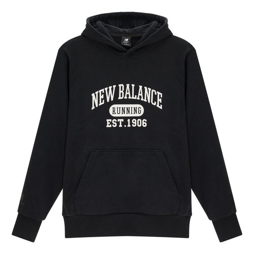 New Balance Classic Lifestyle Hoodie Asia Sizing - Black/White - AMT31313