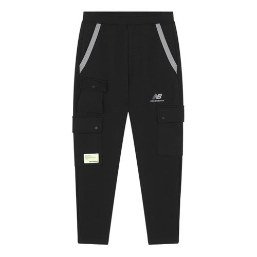 New Balance CNY Logo Cotton Cargo Pants - Black - AMP21365