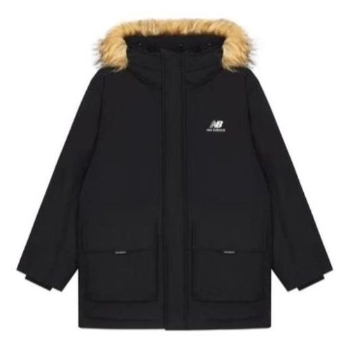 New Balance Color Block Down Jacket - Yellow/Black - AMJ23355