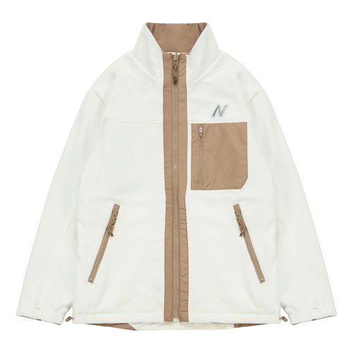 New Balance Contrasting Colors Jacket Couple Style - Khaki - 6DB4U123
