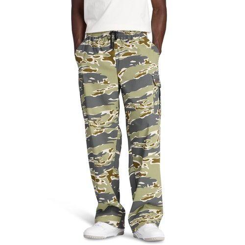 New Balance Cotton Twill Cargo Pants - Brown/Green - MP53803-BM