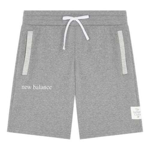 New Balance Essential Logo Shorts Asia Sizing - Grey - AMS21552