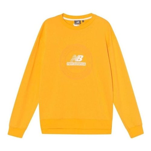 New Balance Essentials Stacked Logo Sweatshirt - Yellow - NC933021