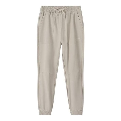 New Balance Essentials Stacked Sweatpants - Beige - AMP31317