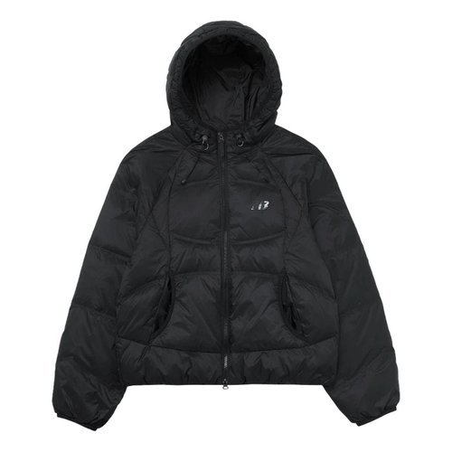 New Balance Flying Lightweight Hooded Down Jacket Asia Sizing - Black - NBNPF4W-42