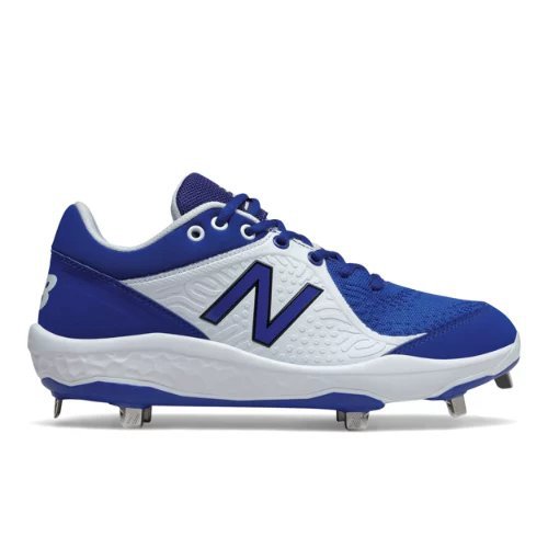 New balance blue and white cleats Clearance