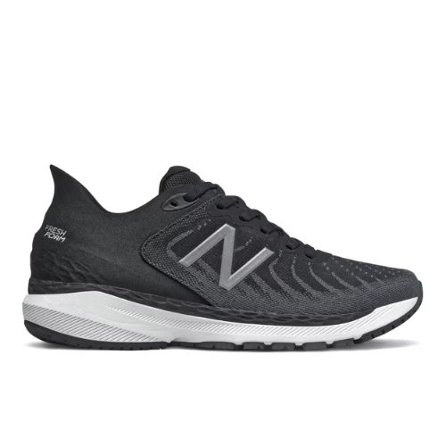 New Balance Fresh Foam 860v11 Grey Wide - Black/White/Lead - W860B11-D
