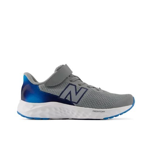 New Balance Fresh Foam Arishi v4 Bungee Lace with Top Strap Running - Grey/Blue - PARI3BQ-4E