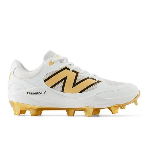 New Balance Fresh Foam X 3000v7 Molded Baseball - White - PL3000L7-2E