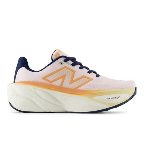 New Balance Fresh Foam X More v5 2E Wide - Pink/Brown/Beige - WMORLT5-2E