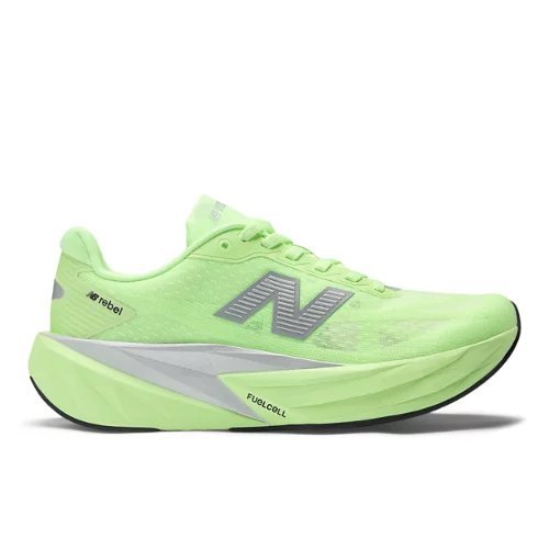 New Balance FuelCell Rebel v5 | Size 8 - Green/Grey/White - WFCXLZ5