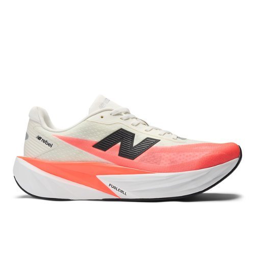 New Balance FuelCell Rebel v5 | Pink | Size 11 - Urgent Red/White/Sea Salt - MFCXLV5