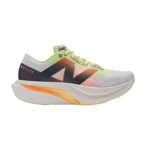 New Balance FuelCell SuperComp Elite v4 - White/Bleached Lime Glo/Hot Mango - MRCELLA4