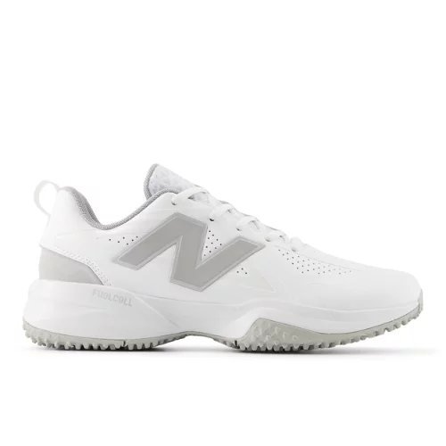 New Balance Fuse v5 Turf Softball - White/Grey - STFUSEW-5 B