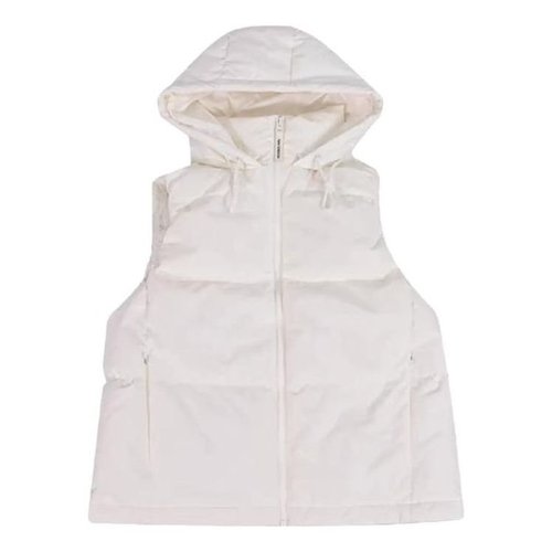 New Balance Hooded Vest - White - NJD44252