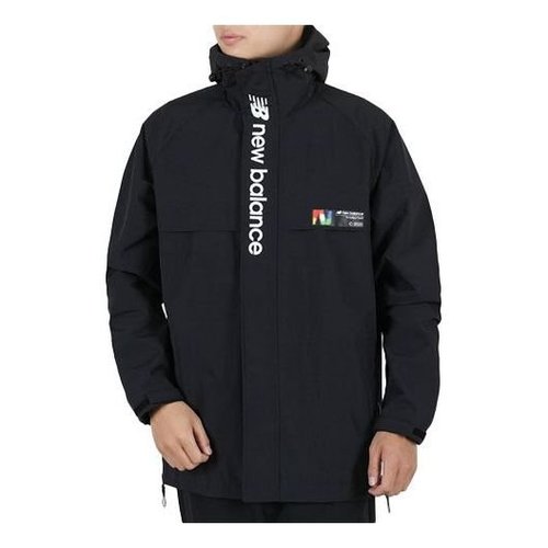 New Balance Hooded Windbreaker - Black - AMJ03330