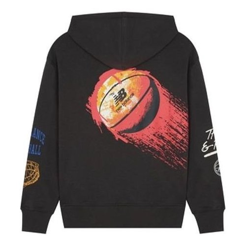 New Balance Hoops Merged Eras Sweat Hoodie Asia Sizing - Phantom - MT21592-PHM