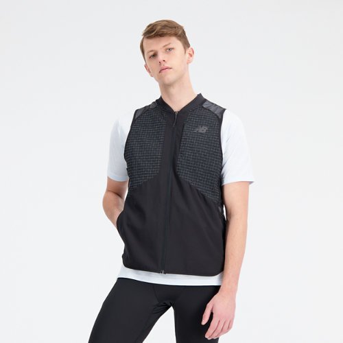 New Balance Impact Run Luminous Packable Vest - Black - MV33267-BK