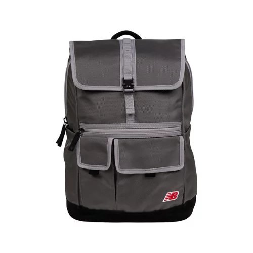 New Balance Legacy Icon Flap Backpack - Grey - LAB5150-CAS
