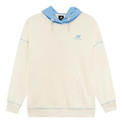 New Balance Lifestyle Fashion Hoodie Asia Sizing - White/Blue - AWT23342