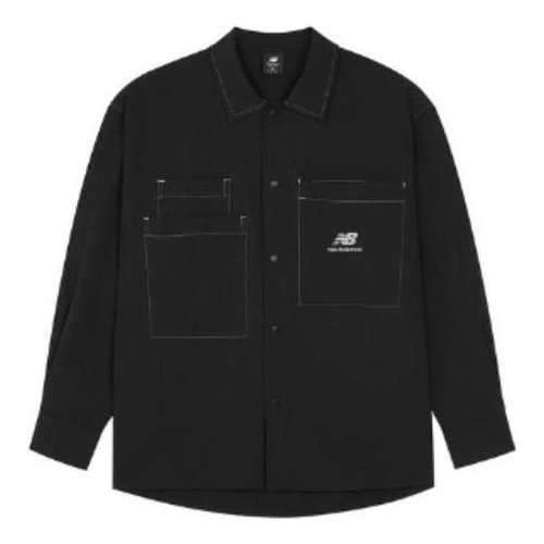 New Balance Logo Classic Shirt - Lime Green/Black - AMJ23303