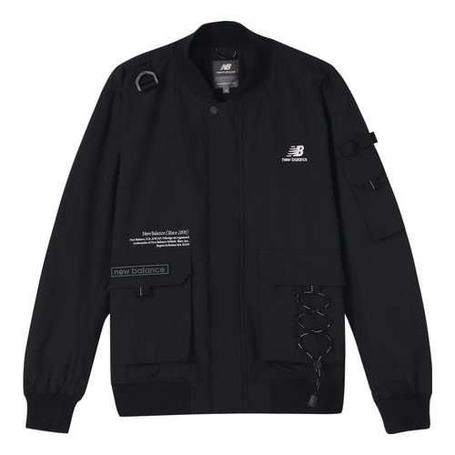New Balance Logo Windproof Down Jacket - Black/White - NAA1N013
