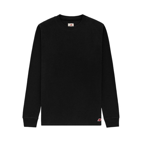 New Balance Made In USA Long-Sleeve Thermal T-Shirt - Black - MT23546-BLK