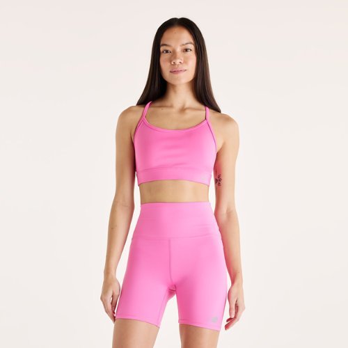 New Balance NB Essential Yoga Bra - Pink - WB51039-AAC