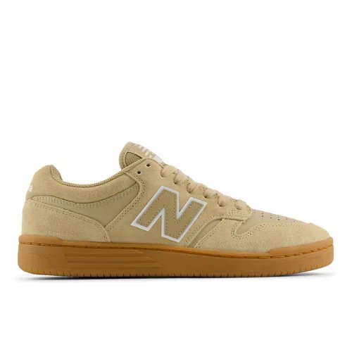 New Balance 480 Standard & Wide - Beige/White - UN480TSG-2E
