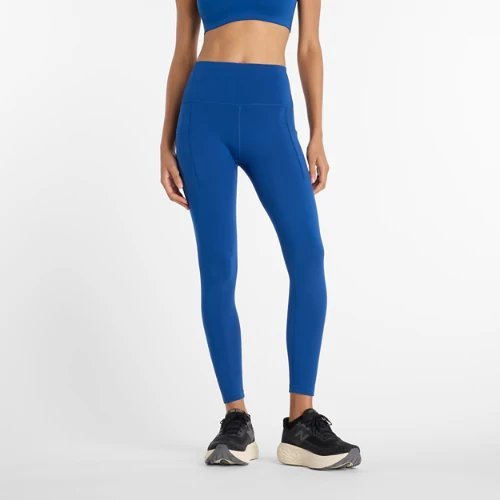 New Balance NB Sleek Pocket High Rise Legging 25" - Blue - WP51268-GAB
